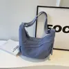 Moda Transfronteriza Unisex Mochila Escolar Cruzada de Hombro Bolsa Cruzada de Nailon Gran Capacidad Bolsa de un Solo Hombro Estilo Japonés Bolsa de Viaje Tipo Dumpling