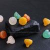 Acessórios para Joias DIY Seda Dourada de Xinjiang Jade Verde Jade Dongling Botão de Flor de Lótus Pingente Acessórios para Pente
