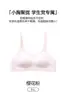 Lencería dulce y linda estilo japonés de conejito para niñas, sujetador push-up para busto pequeño sin aros, anti-caída, sujetador fino de relleno