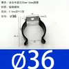 Abrazaderas elásticas de acero inoxidable aisladas recubiertas de goma para tuberías, clips para tuberías, abrazaderas en forma de U, abrazaderas para tubos de lámparas, clips de resorte para tuberías de agua y soportes.
