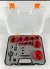 Gran Venta Juego de Brocas Perforadoras Kit de Punzón Venta Caliente Transfronteriza Juego de Sierras de Corona Muchos Estilos Tamaños Se Pueden Combinar Según Sea Necesario