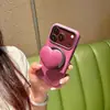Bolsa para Batería 2 en 1 Compatible con Funda de Teléfono iPhone 18 Pro Max Soporte de Corazón Apple 17 Borde Redondo 16 Magnético 15