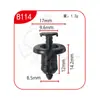 Clip de Fijación Expansible Universal para Guardabarros, Revestimiento y Parachoques de Coche Dinghui