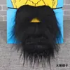 Accesorios de máscara de Halloween para adultos y niños, barba postiza, utilería de actuación, disfraz de cosplay
