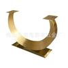Soporte de pata para mesa de recibidor de acero inoxidable Marco para mesa consola de losa de roca mármol Base para estante de entrada pasillo Mueble Lujo Ligero