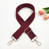 Nuevos Accesorios para Bolsos con Correa de Hombro de Algodón Correa para Bolso Ajustable Cruzado para el Hombro Bolso de Mujer Color Sólido Combinación Perfecta Correa Larga