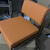 Silla de suelo Silla Tatami Taburete con respaldo estilo japonés Cama para uso en mirador de madera maciza Silla para habitación japonesa Silla sin patas
