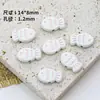 Lindo Pez Ondulado de Aleación Versátil Cuentas de Aleación Material para Pulsera Collar DIY Material de Cuentas Sueltas Material de Accesorios para Joyería