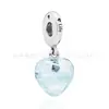 Plata de Ley S925 Dora Tacones Altos Azules Estilo Vestido Disney Falda Colgante DIY Colgante Dora Venta al por Mayor