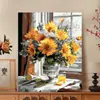 Pintura a Óleo Digital DIY Paisagem com Borboletas Pintura a Óleo Feita à Mão Alívio de Estresse Curativo Pintura Decorativa de Alto Valor Atacado