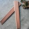 Fábrica al por mayor, juego familiar de palillos de madera artesanales chinos, palillos de madera portátiles, se pueden personalizar