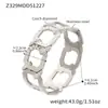 Pulsera Ancha de Acero Inoxidable con Patrón de Panal Personalizado e Incrustaciones de Circonita, Chapada en Oro de 18 Quilates Real, Conjunto de Pulseras de Estilo Moda Europeo y Americano