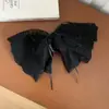 Estilo Coreano Nuevo Super Hada Encaje Lazo Cinta Pinza de Garra Elegante Parte Trasera de la Cabeza Recogido Pinza de Tiburón Pinza para el Cabello Accesorios para el Cabello para Mujeres