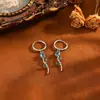 Lujo Ligero Acero de Titanio Tres Flores de Tulipán Conectadas Colgante de Cobre para Mujeres Cadena de Acero Inoxidable Colorido Resistente al Agua con Electrochapado PVD