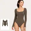 Mono de Yoga Otoño 2026 para Mujer de Manga Larga con Soporte Lumbar, Levanta Glúteos, Control de Abdomen, Body de Fitness Ajustable
