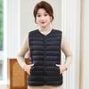 Chaleco Ligero de Algodón con Cuello Redondo 2026 Estilo Otoño e Invierno Chaleco Patchwork Inspirado en Chanel Versión Coreana Chaleco Exterior