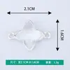 Nuevos Accesorios Creativos para Joyería DIY Estrella Transparente de Vidrio Dibujos Animados Chapado Collar Pulsera Colgante Colgante Venta al por Mayor