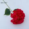 Hortensia de una sola rama, simulación de hortensia para boda, decoración para hogar, hotel, salón de bodas, accesorios de tiro falsos, venta al por mayor