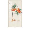 Caqui Ruyi pintura decorativa para pasillo estilo chino nuevo pasillo de entrada mural moderno minimalista para el hogar pintura colgante de porcelana de cristal