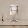 Espelho de Maquiagem de Mesa LED de Abastecimento Transfronteiriço Espelho de Mesa com Luz Estilo Popular Ins Espelho de Toucador Luz de Preenchimento Tricolor Fabricante