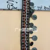 En Stock Encaje Étnico Clásico Hecho a Mano Colgante de Cuentas de Hierro Cortina Decorativa Textil para el Hogar Accesorio para Falda Encaje al por Mayor