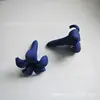 Accesorios de cuentas de flor de trompeta de arcilla suave de colores hechos a mano, flor de campana, flor de plumeria, componentes de joyería hechos a mano mini DIY simulados