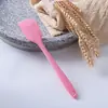 Fábrica de silicone em estoque tamanho pequeno raspador de manteiga de silicone integrado raspador de creme espátula de mexer creme de bolo
