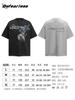 Camiseta de Manga Corta Retro Rockera Americana Verano Hombres y Mujeres Marca de Tendencia Holgada Vintage Nicho Pareja Top