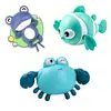 Brinquedos de Banho para Bebê, Brincadeiras Aquáticas para Crianças, Pato Fofo Nadando, Bebês e Crianças Brincando na Água, Patinho, Tartaruguinha, Meninos e Meninas