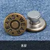 Botón de Jeans Metálico Redondo de Palanca para Pantalones de Mujer, Sin Coser, Sin Clavo, Accesorios de Sujetador para Ajuste de Cintura