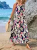 Vestido Casual sin Mangas con Estampado Bohemio para Mujer de Tienda Independiente de Amazon 2024