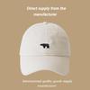 Gorro de Béisbol con Oso Polar Moda Casual Protector Solar Versátil Para Mostrar la Cara Cabeza Pequeña Grande Protector Solar Nuevo Protector Solar Béisbol