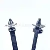 Adecuado para Clips de Amarre Automotrices, Clips de Amarre Tipo Pin, Clips de Amarre de Aeronaves, Clips de Amarre para Agujeros en Chapa Automotriz 8*150 Blanco y Negro