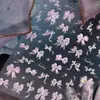 Pegatinas para Uñas de Lazo de Cinta Estilo Libro Rojo Pequeño, Color Rosa Dulce y Femenino, Efecto Iluminador, Decoraciones de Uñas Portátiles con Adhesivo