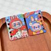Material Termoencogible DIY Tela de Tirar Material para Perlas de Páginas de Libros a Través de Agujero Accesorios de Dibujos Animados Cadena DIY para Teléfono Móvil Llavero