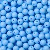 Cuentas Redondas Acrílicas de Color Sólido de 6-16 mm Material para Manualidades DIY de Niños Cuentas de Color Caramelo Cuentas Dispersas Venta al por Mayor