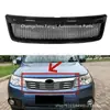 Transfronterizo Adecuado para Rejilla de Coche Subaru Forester 2009-2013 Rejilla de Panal ABS Modificación Negra