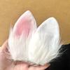Grampo de orelha de coelho de pelúcia grampo de cabelo de orelha de fera lolita par clipe de orelha de coelho de gato raposa orelha de fera acessórios de cabelo de âncora sexy