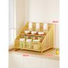 Estante de Almacenamiento de Cocina Estante Multifuncional para Condimentos de Escritorio Estante Ajustable Estante de Almacenamiento de Condimentos de Múltiples Capas Estante de Almacenamiento de Encimera