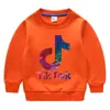 Suéter infantil de otoño e invierno para TikTok estilo western nuevo abrigo de invierno cálido acolchado de terciopelo para niños grandes