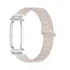 Para Google Galaxy Fitbit Air Armor Armação de Metal para Relógio Magnética em Forma de I Pulseira de Silicone de Duas Cores
