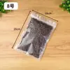 Saco de Embalagem Espesso para Chá de Frutas e Chá de Flores, Saco Interno Selado para Chá e Frutas Secas, Saco com Zíper Fosco, Saco Autosselante, Selo à Prova de Umidade