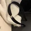 Diadema de satén de alta calidad con lazo de pedrería para mujer, diadema para lavarse la cara, pasador simple 2025 Accesorios para tocado de Corea del Sur