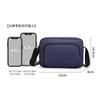 Bolso cruzado de moda para hombre, nuevo, para el día a día, gran capacidad, moderno, bolso de hombro, impermeable de TPU, multifuncional, para teléfono móvil