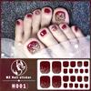 Película adhesiva para uñas del pie Verano nueva manicura calcomanía para pies manualidad Película de esmalte de uñas adhesivo para uñas del pie terminado al contado fabricantes