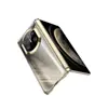 Adecuado para Funda de Teléfono Móvil Huawei Matex6, Transparente Magnética de Succión X6 Bisagra Anti-Caída Nueva Plegable Gama Alta Carcasa Trasera Individual Galvanizado