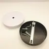 Placa de Borde Recto Diy100 Placa de Techo Base Accesorios para Lámparas de Hierro Base de Instalación para Lámpara de Pared Candelabro con Tornillos