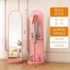 Espejo de Cuerpo Entero Giratorio para Uso en Casa, Espejo de Pie para Habitación de Niñas, Perchero, Espejo de Moda, Estilo Lujo Ligero