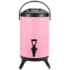 Aço Inoxidável Transfronteiriço Grande Capacidade Feijão Fruta Vermelha Suco Café Leite Chá Balde Balde de Isolamento para Barraca Isolamento Frio 10L Balde de Chá