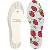 Children's Latex Insoles for Summer, Cool and Casual Sports, Customizable Cartoon Print Canvas Foot Pads